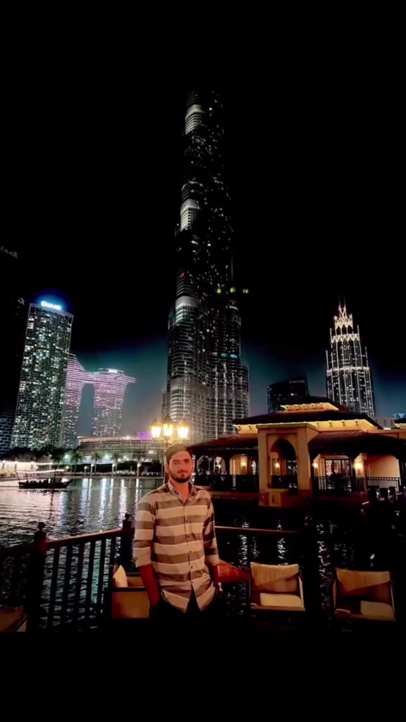 Qasim Shabir at Burj Khalifa, Downtown Dubai